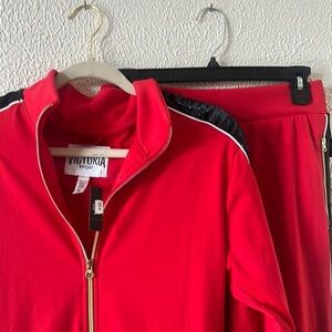 Victoria Sport Red Track Pants & Joggers
